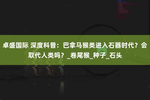 卓盛国际 深度科普：巴拿马猴类进入石器时代？会取代人类吗？_卷尾猴_种子_石头