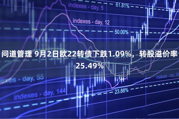 问道管理 9月2日欧22转债下跌1.09%，转股溢价率25.49%
