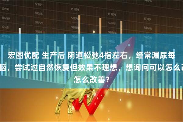 宏图优配 生产后 阴道松弛4指左右，经常漏尿每次苦恼，尝试过自然恢复但效果不理想，想询问可以怎么改善？